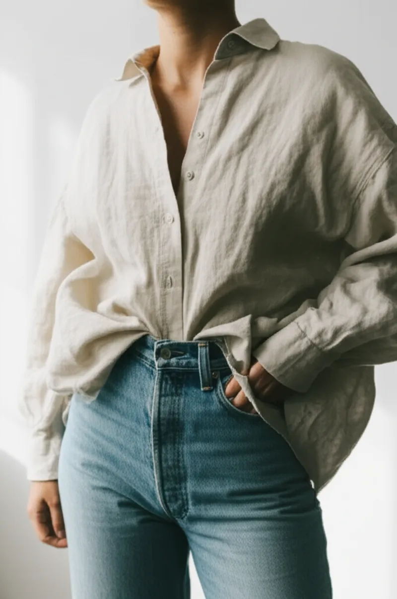 Illustration visuelle du mot « blousing » - Faire blouser, froncer