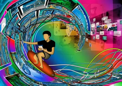 Illustration surfers - Image 1