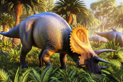 Illustration triceratops