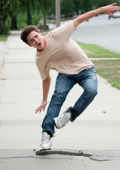 Illustration tripped