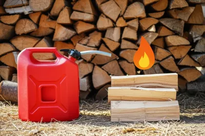 Illustration flammable