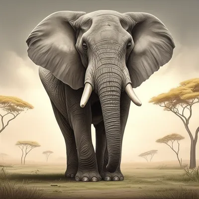 Illustration pachyderms - Image 1