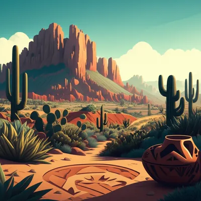 Illustration southwestern