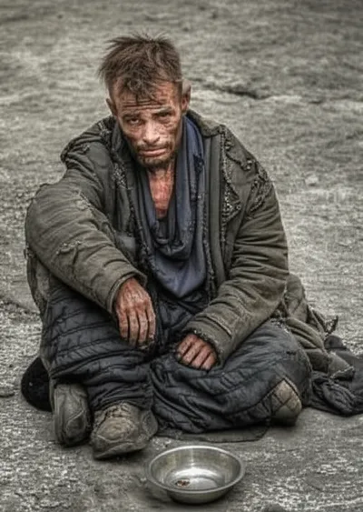 Illustration beggarly - Image 1