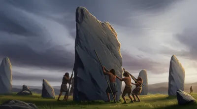 Illustration megalithic