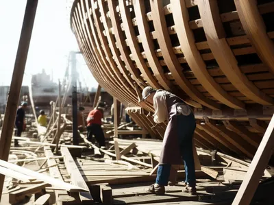 Illustration shipwrights