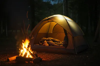 Illustration camping - Image 1