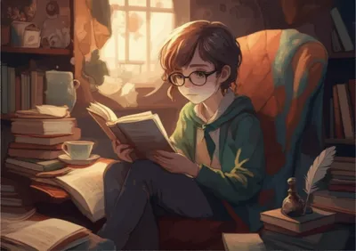 Illustration bookish - Image 1