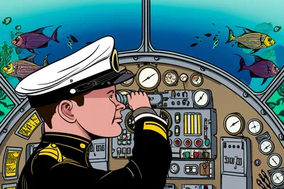 Illustration submarine - Image 1