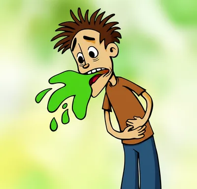 Illustration vomiting - Image 1