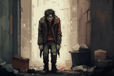 Illustration wretch - Image 1