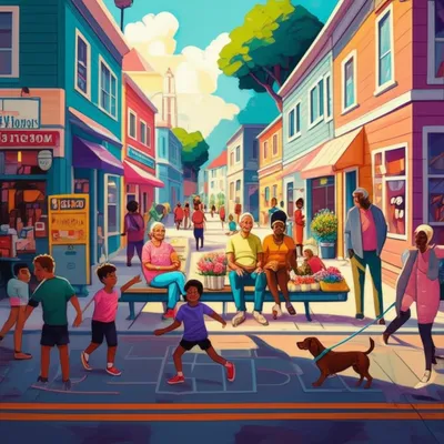 Illustration streets - Image 1