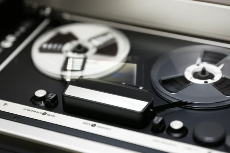 Ilustración visual de la palabra "videotape" - Cinta de vídeo