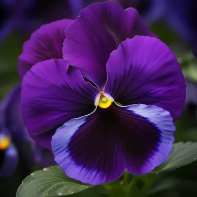 Illustration pansies - Image 1