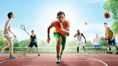 Illustration athletics - Image 1