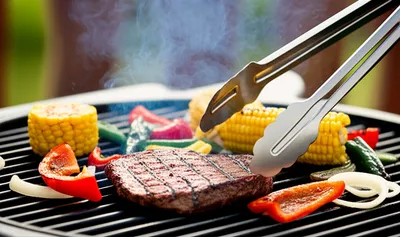 Illustration grilling