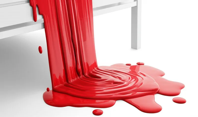 Illustration visuelle du mot « spilled » - renversé, répandre