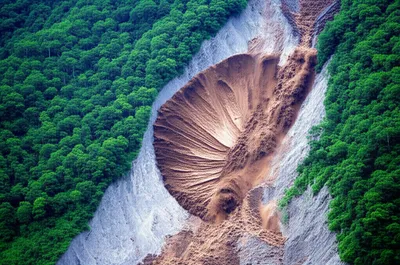 Illustration landslide - Image 1