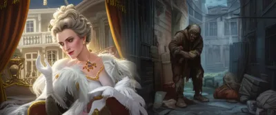 Illustration contemptuously