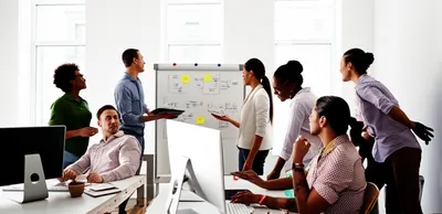 Hình ảnh minh họa cho từ "employees" - Nhân viên, người làm công.
