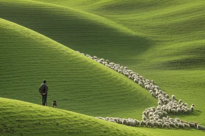 Illustration herding - Image 1