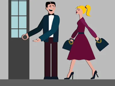 Illustration politely - Image 2