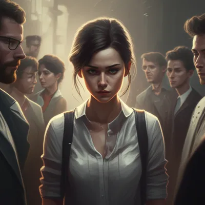 Illustration diffident