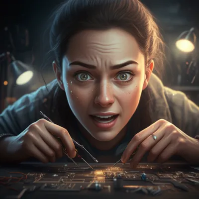 Hình ảnh minh họa feverishly