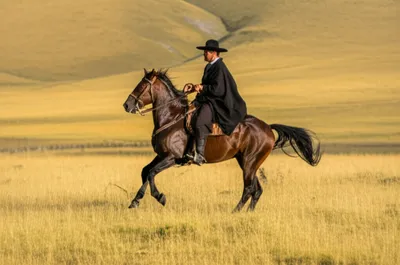 Illustration caballeros