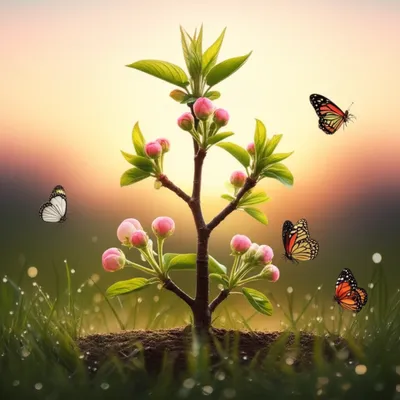 Illustration blossoms - Image 1