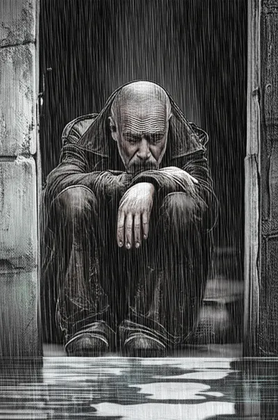 Illustration miserable - Image 1