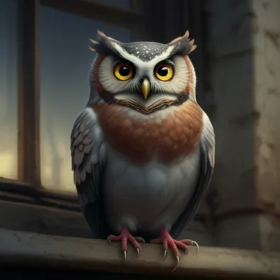 Illustration owls - Image 1