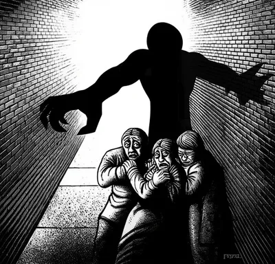 Illustration terrorizing - Image 1