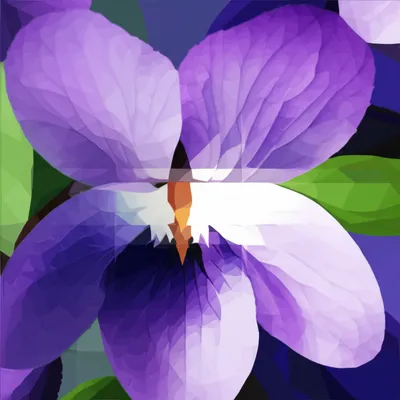 Illustration violet - Image 1