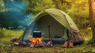 Illustration camped - Image 1