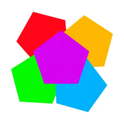 Illustration pentagons