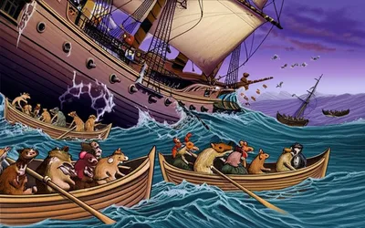 Illustration abandon ship - Image 2