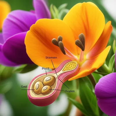 Illustration angiosperms