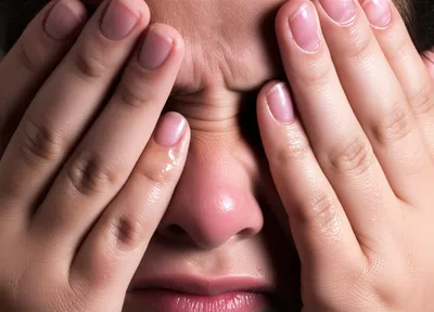 Illustration sobbing - Image 1