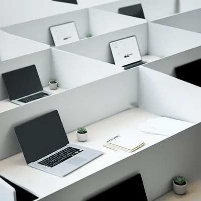 Illustration cubicles