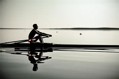Illustration rowing