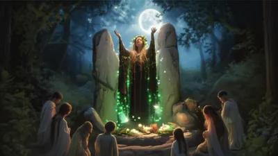 Illustration priestess - Image 1