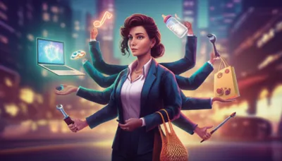 Illustration juggles - Image 1