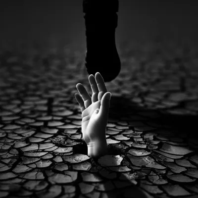 Illustration downtrodden