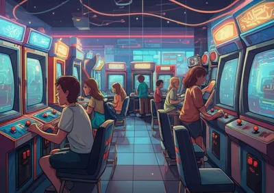Illustration arcade - Image 1
