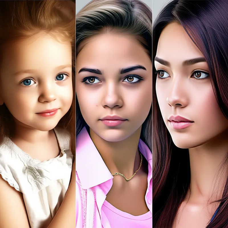 Визуальная иллюстрация слова «girl» - Девочка, девушка