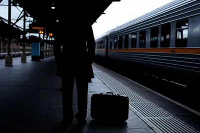 Illustration departing