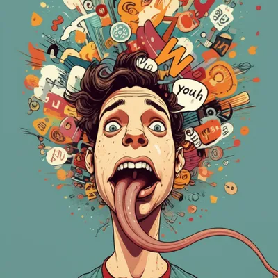 Illustration blabbering - Image 1