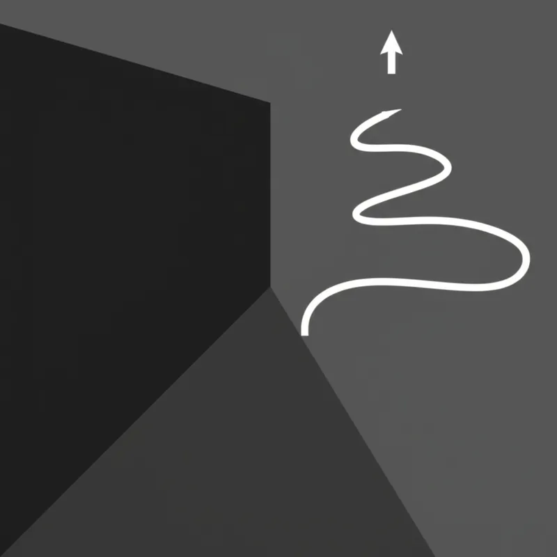 Ilustración visual de la palabra "finish" - Final, fin