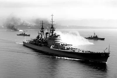 Illustration warship